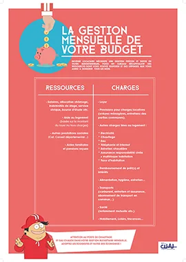 La gestion mensuelle de votre budget